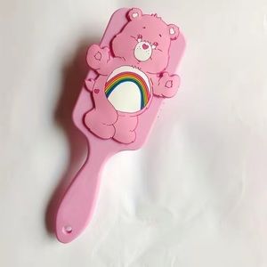 Care Bears Soft Rubber Pink Brush NEW